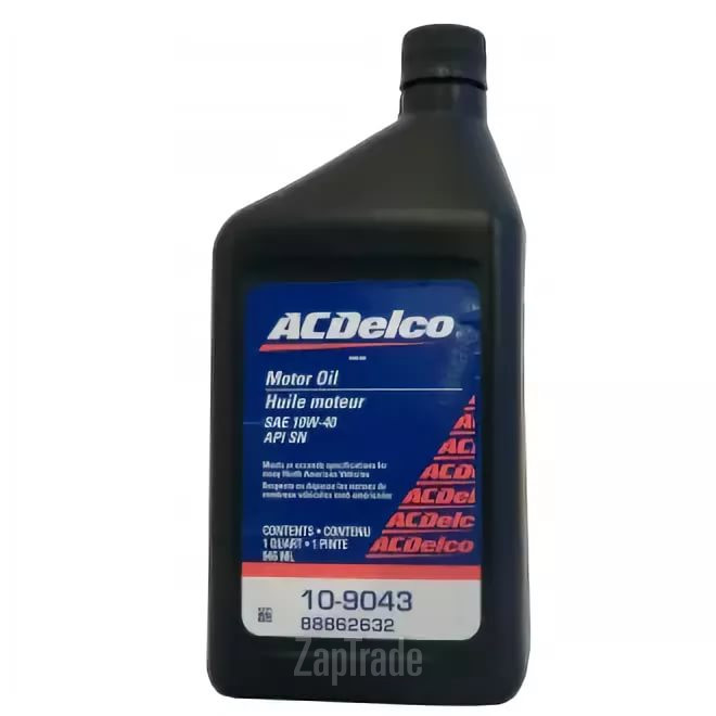 Купить моторное масло Ac delco Motor Oil SAE 10W-40 Полусинтетическое | Артикул 88862632