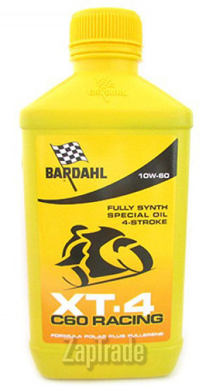 Купить моторное масло Bardahl XT4 C60 RACING MOTO Синтетическое | Артикул 347039