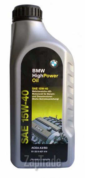 Купить моторное масло Bmw High Power Oil Полусинтетическое | Артикул 81229407414