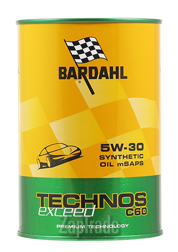 Купить моторное масло Bardahl С60 TECHNOS  EXCEED Синтетическое | Артикул 322040