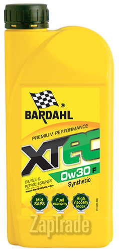 Купить моторное масло Bardahl XTEC F Синтетическое | Артикул 36851