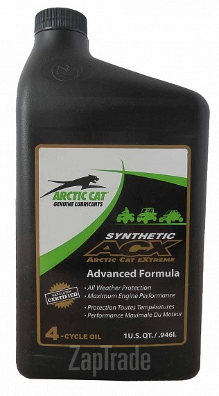 Купить моторное масло Arctic cat Synthetic ACX 4-Cycle Oil Синтетическое | Артикул 1436-434
